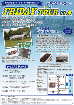 11月18日フライデーツアーチラシ [1357KB pdfファイル]