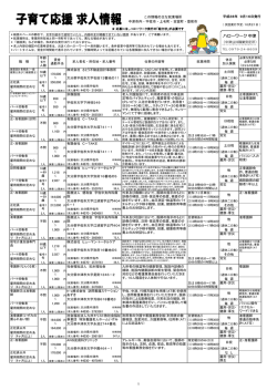 子育て応援求人9月16日号[PDF：401KB]