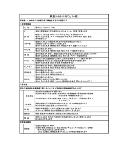 検査からわかること：一般（PDF）