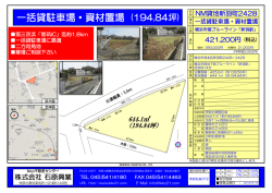 一括貸駐車場・資材置場 (194.84坪)