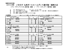 全九州選手権・福岡大会 - （JBDF） 九州総局