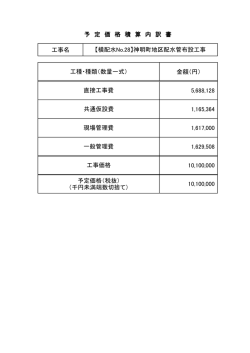 工事名 金額（円） 5,688,128 1,165,364 1,617,000 1,629,508