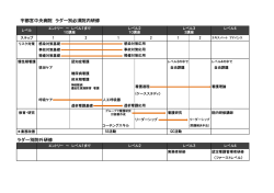 ラダー別院外研修 宇都宮中央病院 ラダー別必須院内研修