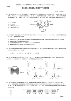 第二級総合無線通信士「無線工学 A」試験問題