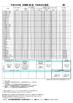 健診日程表 湊地区（PDF:153 KB）