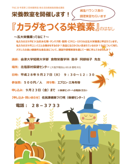 平成28年度第2回栄養教室(471KBytes)
