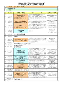 一般行事 - 中津川市