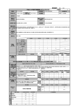 （ ） 平成28年度行政事業レビューシート 内閣府 事業番号