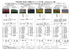 平成28年度 第39回 北海道サッカーリーグ 第12節