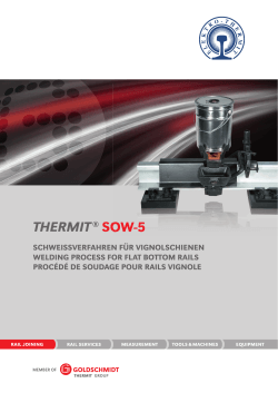 thermit® sow-5 - Goldschmidt Thermit Group