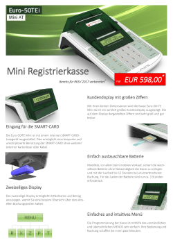 Mini Registrierkasse