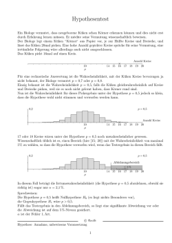 Hypothesentest