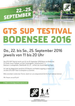 gts sup testival - Campingplatz Schachenhorn