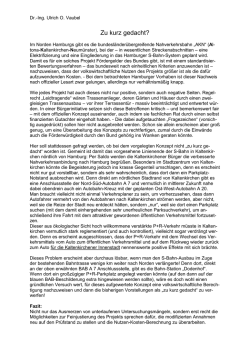 einen Vorschlag zur Projektoptimierung