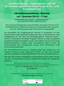 Information und Programm