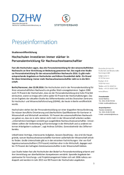 Hochschulen investieren immer st&auml;rker in Personalentwicklung f&uuml;r