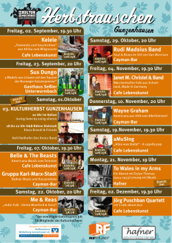Herbstrauschen - Plakat