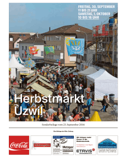 Herbstmarkt Uzwil - Thurgauer Zeitung