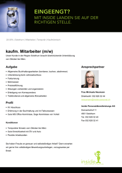 Inserat als PDF - Inside Personal