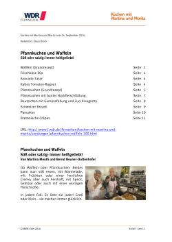 Pfannekuchen, Crêpes und Waffeln [PDF, 564,3 KB