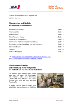 Pfannekuchen, Crêpes und Waffeln [PDF, 564,3 KB