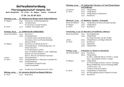 38 Gottesdienste 17.9 25.9 - Pfarreiengemeinschaft-Kempten-Ost