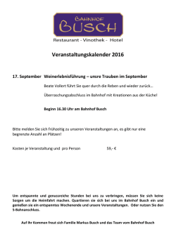 Veranstaltungen