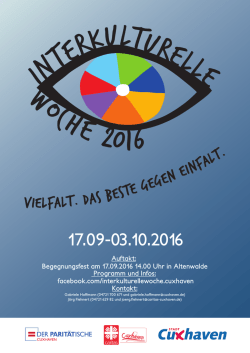 IKW 2016 Cuxhaven - Interkulturelle Woche