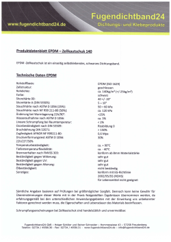 Produktdatenblatt - Fugendichtband24