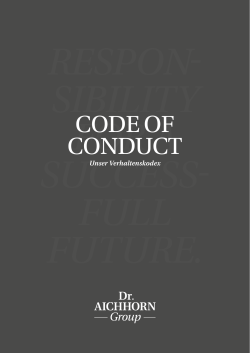 code of conduct - GIG Karasek GmbH