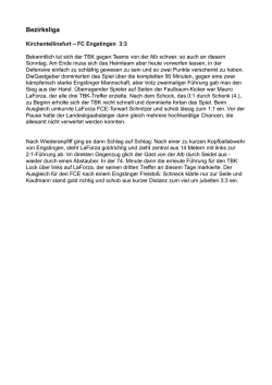 Spielbericht