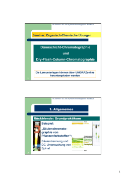 und Säulenchromatographie