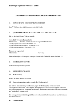 Beipackzettel drucken - Boehringer Ingelheim Vetmedica