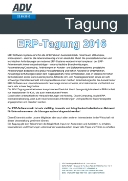 ERP-Software-Systeme sind für alle Unternehmen