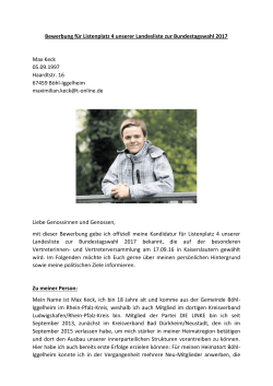 Max Keck - DIE LINKE. Landesverband Rheinland