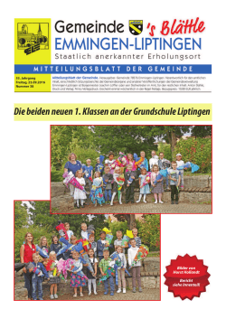 Aktuelle Ausgabe - Gemeinde Emmingen