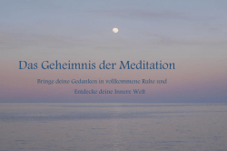 Einf&uuml;hrungskurs in die Meditation