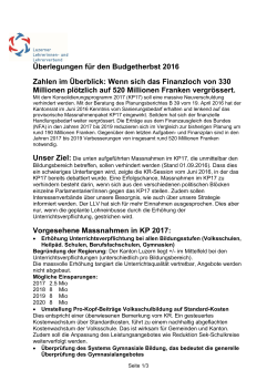 LLV-Strategiezum Budgetherbst/Teamideen/2016/18.09.2016