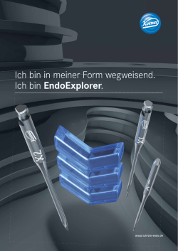 Ich bin in meiner Form wegweisend. Ich bin