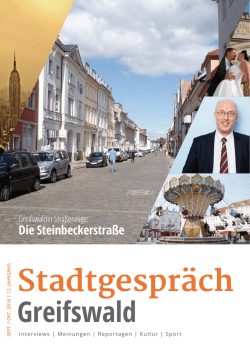 Die Steinbeckerstra&szlig;e - Vorpommern