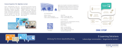 E-Learning Flyer - Bonner Akademie