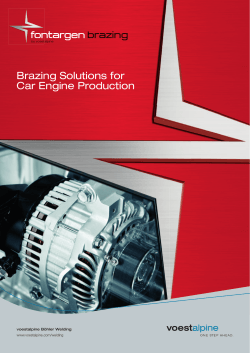 Brazing Solutions for Car Engine Production
