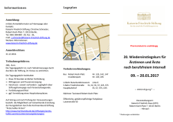 Informationen - Kaiserin-Friedrich