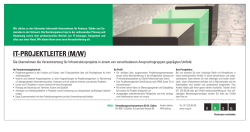 it-projektleiter (m/w)