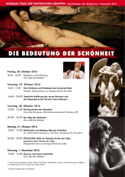 die bedeutung der schönheit