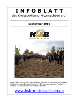 infoblatt - Kreissportbund Mittelsachsen