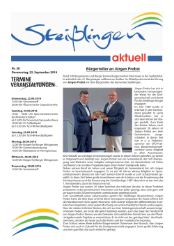 Mitteilungsblatt 38/2016