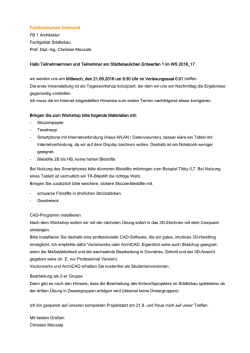 Ing. Christian Moczala Hallo Teilnehmerinnen und T