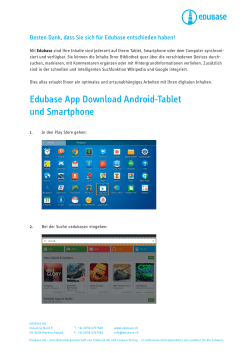 Edubase-Anleitung für Android-App (PDF