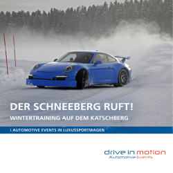 der schneeberg ruft! - bei drive in motion